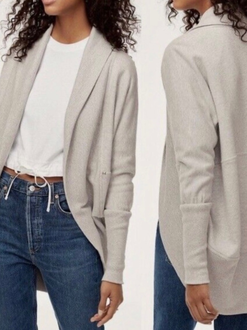 Aritzia Cream Cardigan